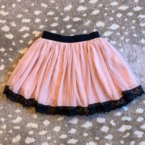 Pink and black Popatu skirt